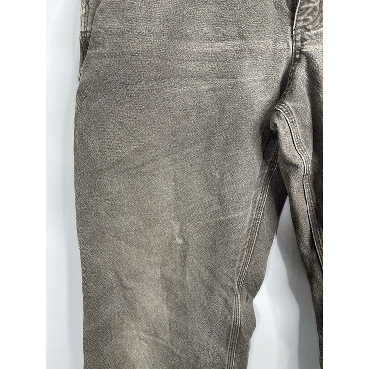 Men’s Carhartt Relaxed Fit Brown Carpenter Pants Size 36x32