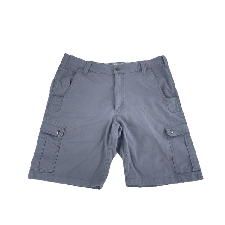 Mens Carhartt Gray Relaxed Fit Cargo Shorts Size 36