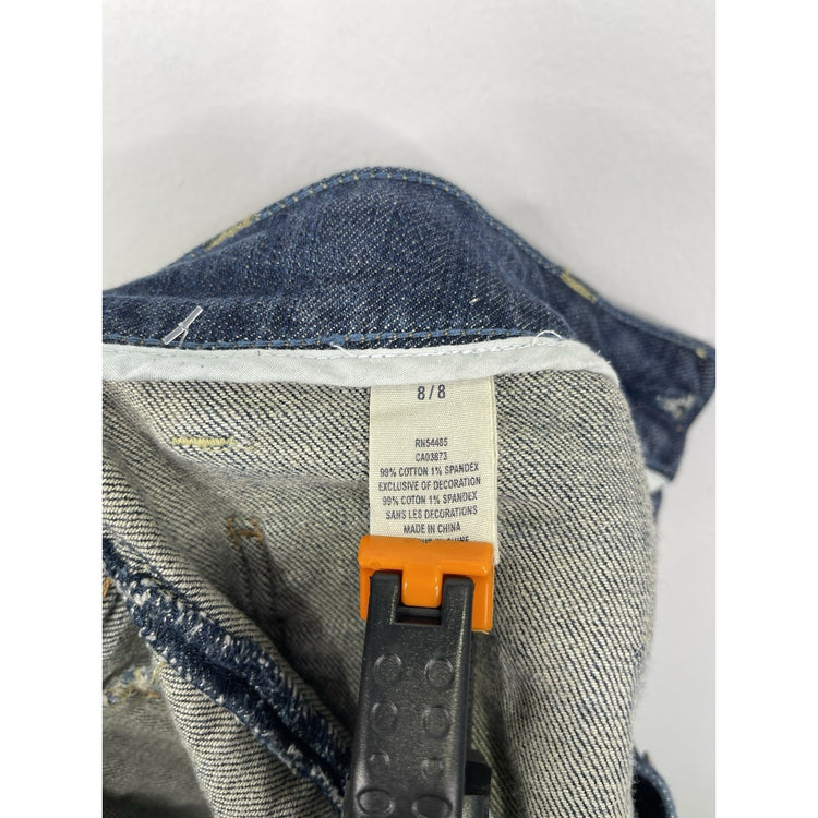 Women’s Y2K American Eagle MultiPocket Mini Denim Shorts Sz 8