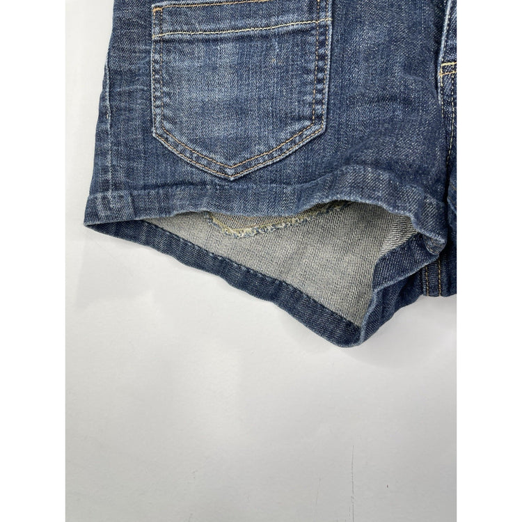 Women’s Y2K American Eagle MultiPocket Mini Denim Shorts Sz 8
