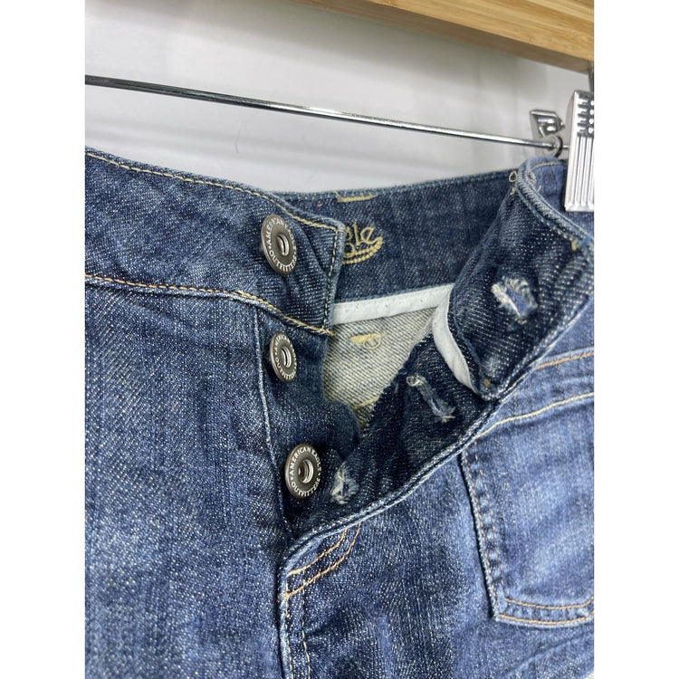 Women’s Y2K American Eagle MultiPocket Mini Denim Shorts Sz 8