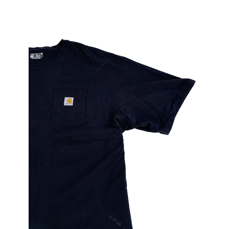 Mens Carhartt Black Loose Fit T Shirt Size 4XLT