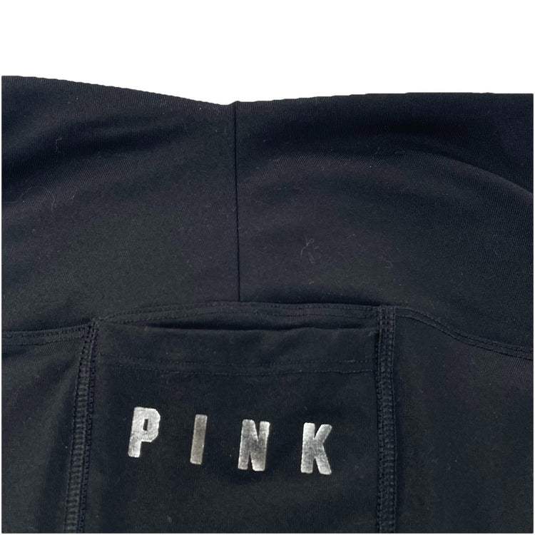 Womens Victoria’s Secret PINK Black Leggings Size Small