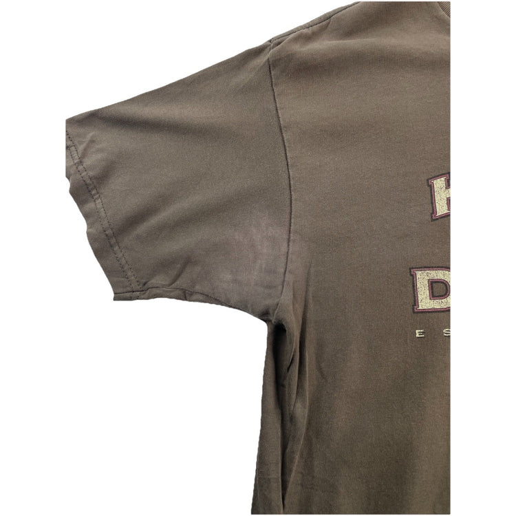 Mens Harley Davidson Gray-Greenish Basic T-Shirt Size M