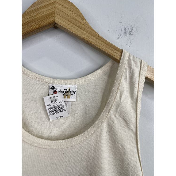 NWT Men’s Beige Walt Disney Animal Kingdom Tank Top Sz Small