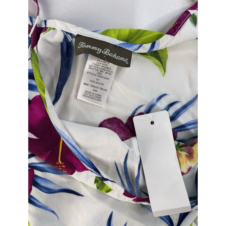 Womens Tommy Bahama Floral Print Romper Size XL