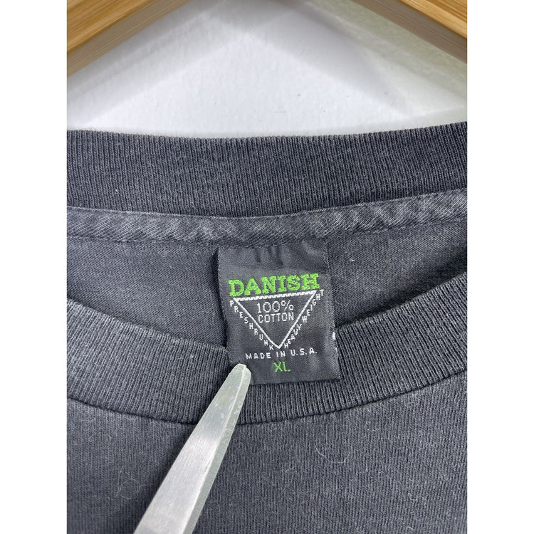 Men’s Vintage AC/DC No Bull Black T-Shirt 1997 Band Tee Double Side Sz XL