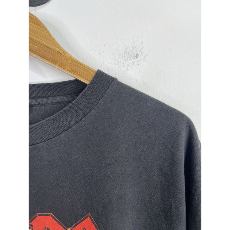 Men’s Vintage AC/DC No Bull Black T-Shirt 1997 Band Tee Double Side Sz XL