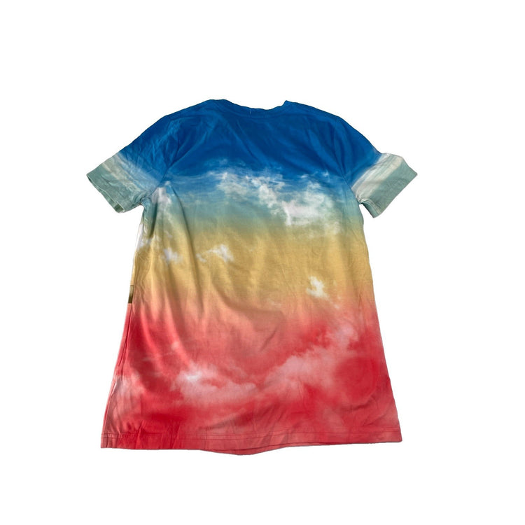 Boys Abercrombie Kids Multicolor Tie Dye Basketball Graphic Tee Size 15/16