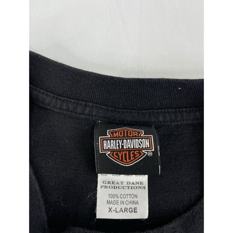 Mens Harley Davidson Motorcycle Black Jamaica Tank Size Xl