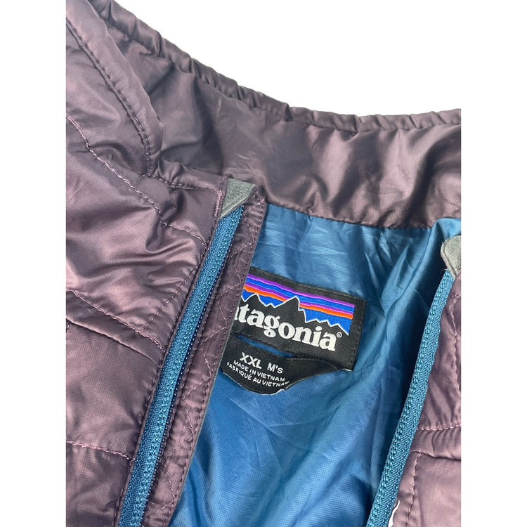 Mens Patagonia Nano Puff Quilted Insulated Full-Zip Jacket Purple Size XXL