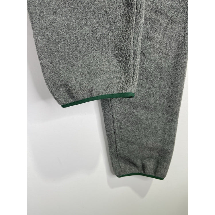 Men’s Patagonia Synch Snap-T Pants Gray Synchilla Sweatpants Fleece Sz XS
