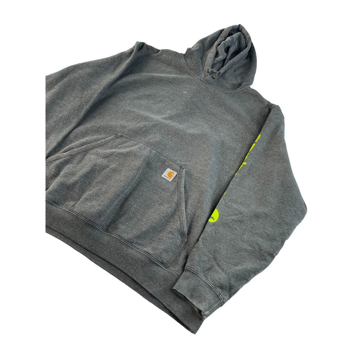 Mens Carhartt Gray Original Fit Hoodie Size 2XL
