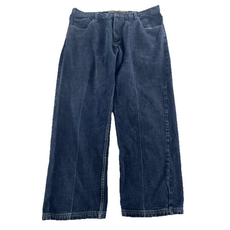 Mens Vintage Escape Baggy Streetwear Black Denim Pants Size 40x30