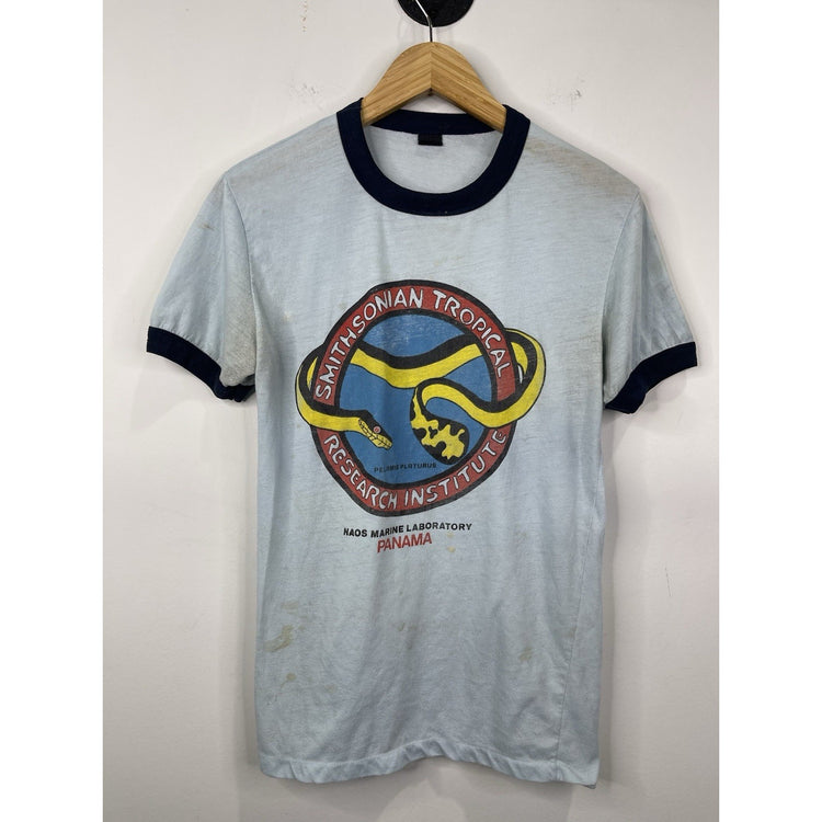 Men’s Vintage 90s Smithsonian Tropical Research Institute Panama T Shirt Sz S