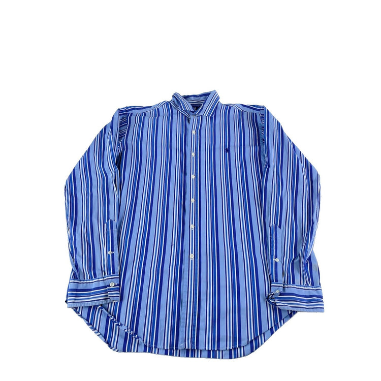Mens Polo By Ralph Lauren Multicolor Striped ButtonUp Shirt Size Xl