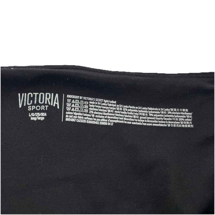 Womens Victoria’s Secret Victoria Sport Black Leggings Size Large