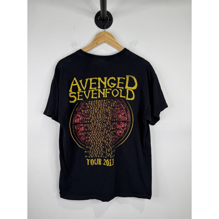 2013 Avenge Sevenfold Band T-shirt Size L