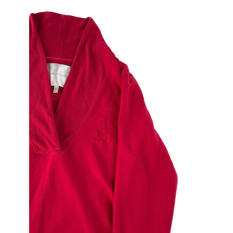 Womens Victorias Secret Deep V Red Blouse Size Medium
