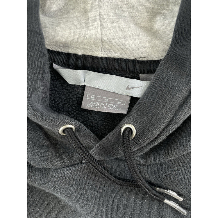 Mens Nike Patched Logo Black Hoodie Size Medium