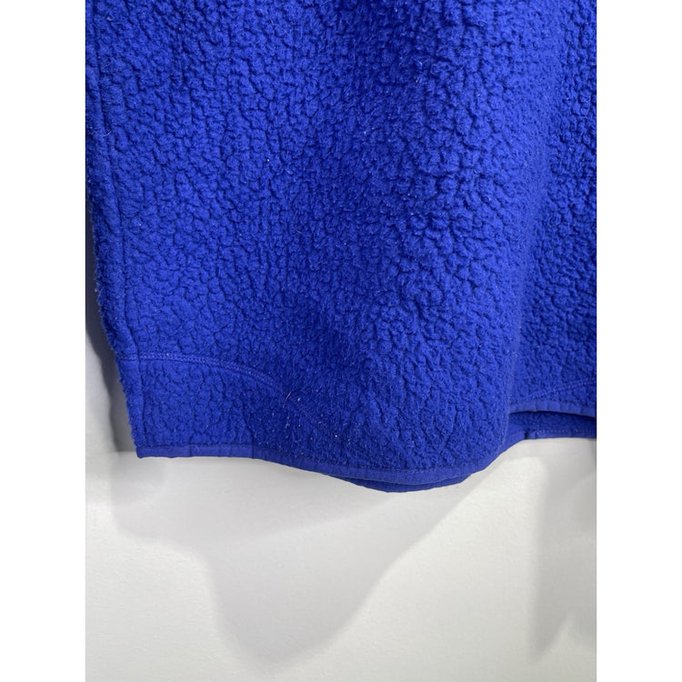 Mens Blue Patagonia Regular Fit Zipper Fleece Mens Size M