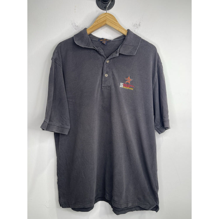 Men’s VTG Houston Astros National League Champions 05’ Embroidered Shirt Sz L