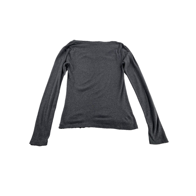 Womens Ralph Lauren Size Small Grey V Neck Sweater