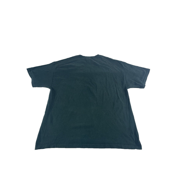 Mens Vintage AAA Green “Goldmine Smartwear” Solid T-Shirt Size 2XL
