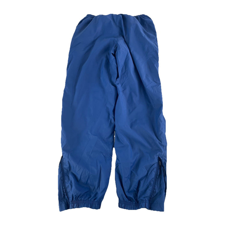 Youth Boys Vintage Nike Blue Nylon Windbreaker Track Pants Size L