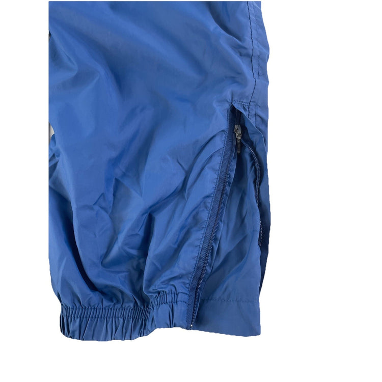 Youth Boys Vintage Nike Blue Nylon Windbreaker Track Pants Size L
