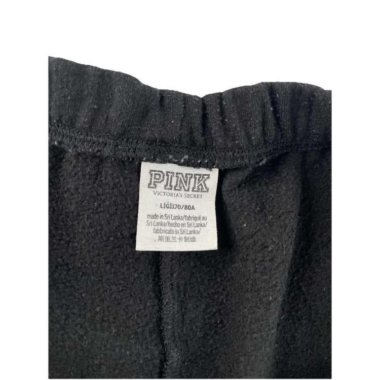Womens Victoria’s Secret PINK Black Sweatpants Size Large