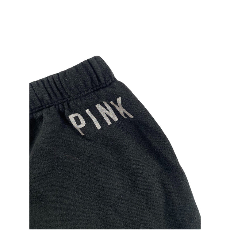 Womens Victoria’s Secret PINK Black Sweatpants Size Large