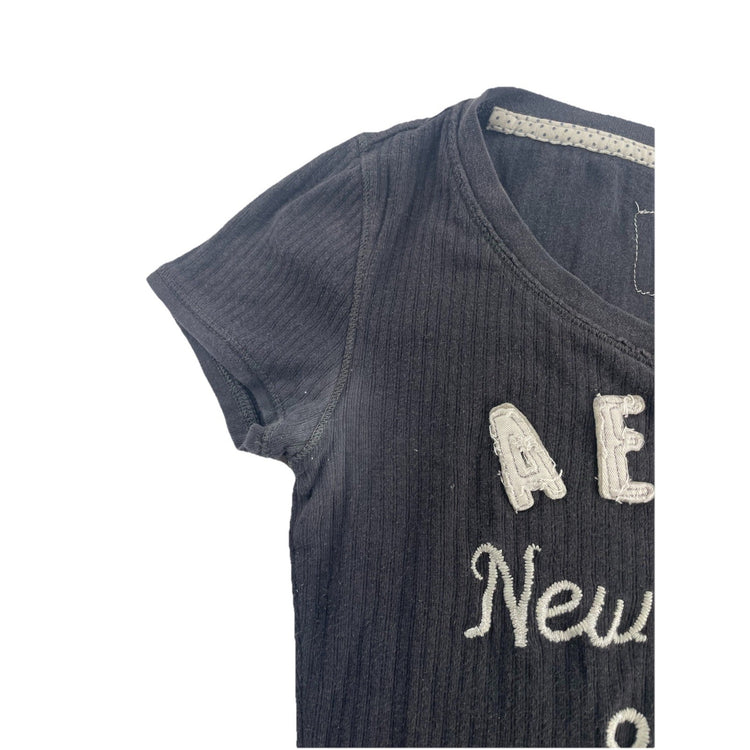 Henley Aero New York 87 Gray Women's Small
