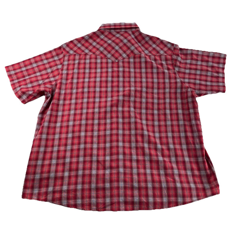 Mens Wrangler Multicolor Western Snap down Shirt Size 2Xl