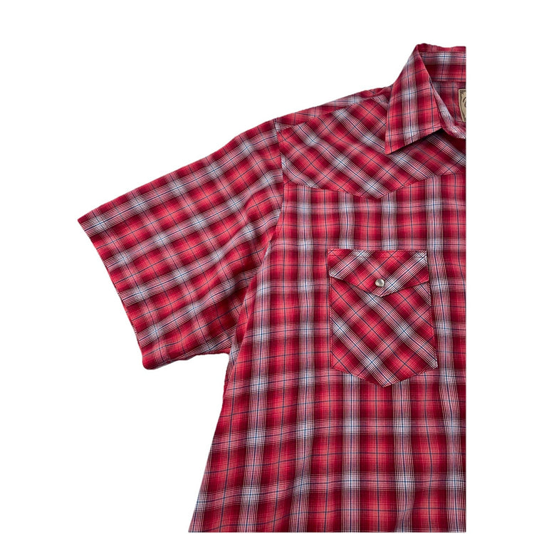 Mens Wrangler Multicolor Western Snap down Shirt Size 2Xl