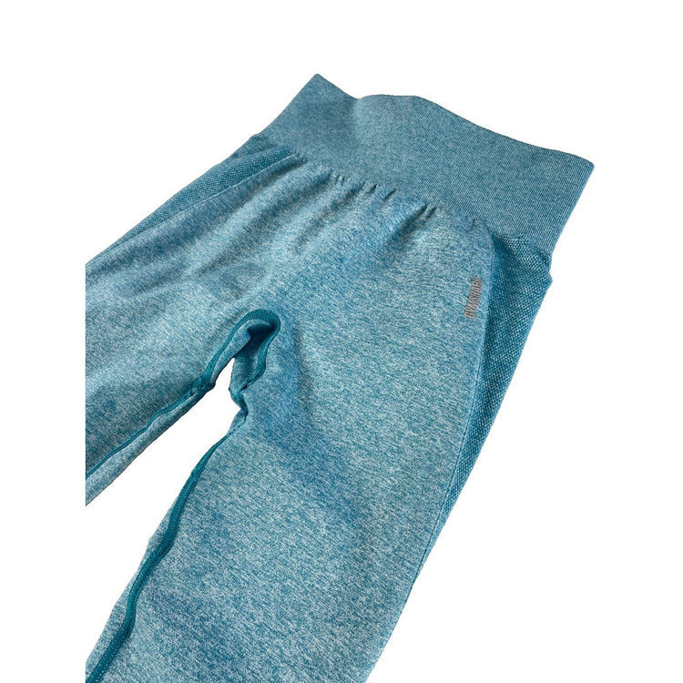 Womens Gymshark Blue Marle Seamless Leggings Size Small