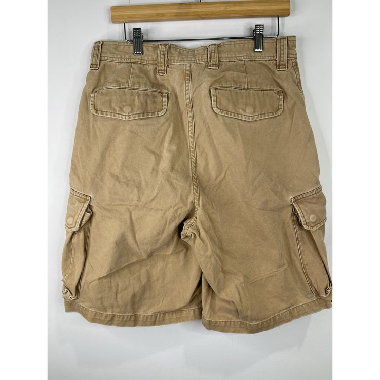 Polo Ralph Lauren Flat Front Cotton Cargo Shorts ~ Men's 32- Brown