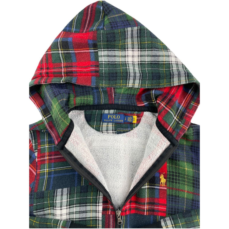 Mens Polo Ralph Lauren Size Small Plaid Zip Up Jacket