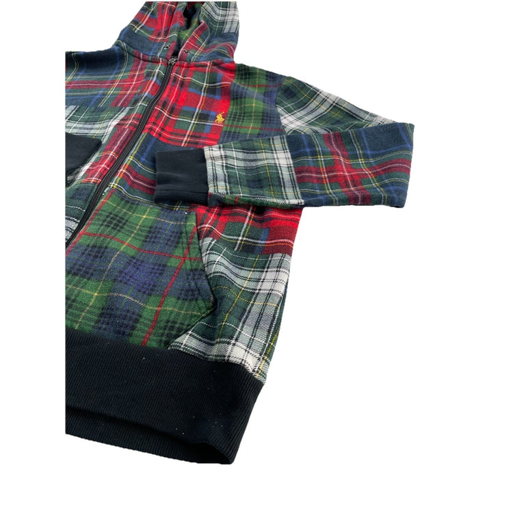Mens Polo Ralph Lauren Size Small Plaid Zip Up Jacket