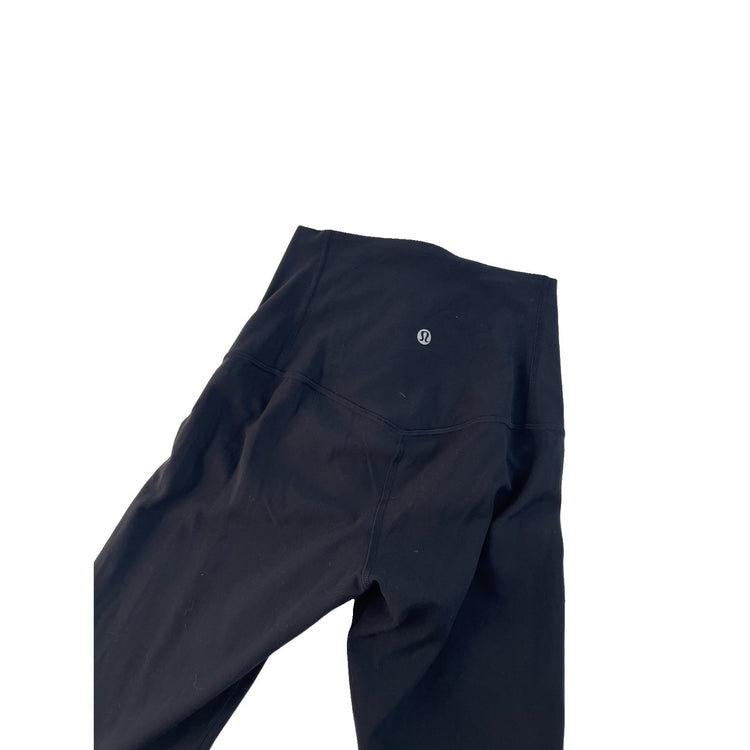 Women's Lululemon High-Rise Athletic Leggings, Black, Size 2