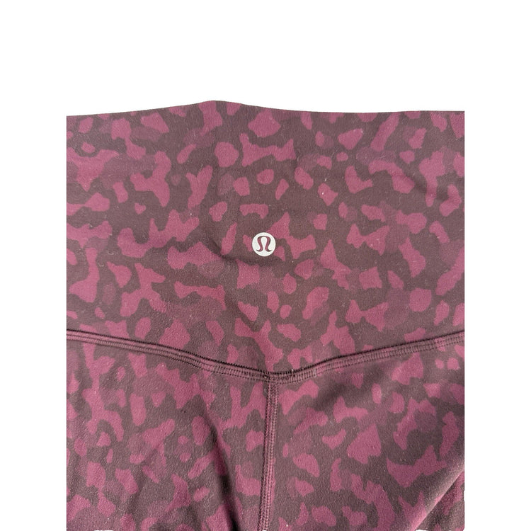Women’s Lululemon Align High-rise Size 10 Burgundy