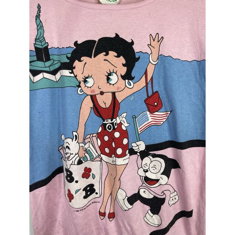 Vintage 1985 Betty Boop Nyc T-shirt Size L
