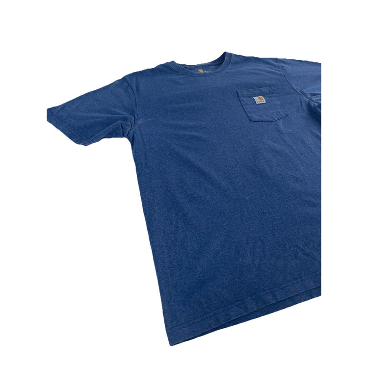 Mens Carhartt Classic Blue Soild Tee Size Xl