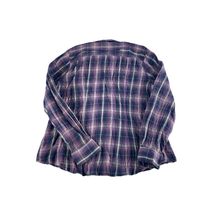 Girls Carhartt Classic Plaid Multicolor Longsleeve Button-Up Shirt Size Xl