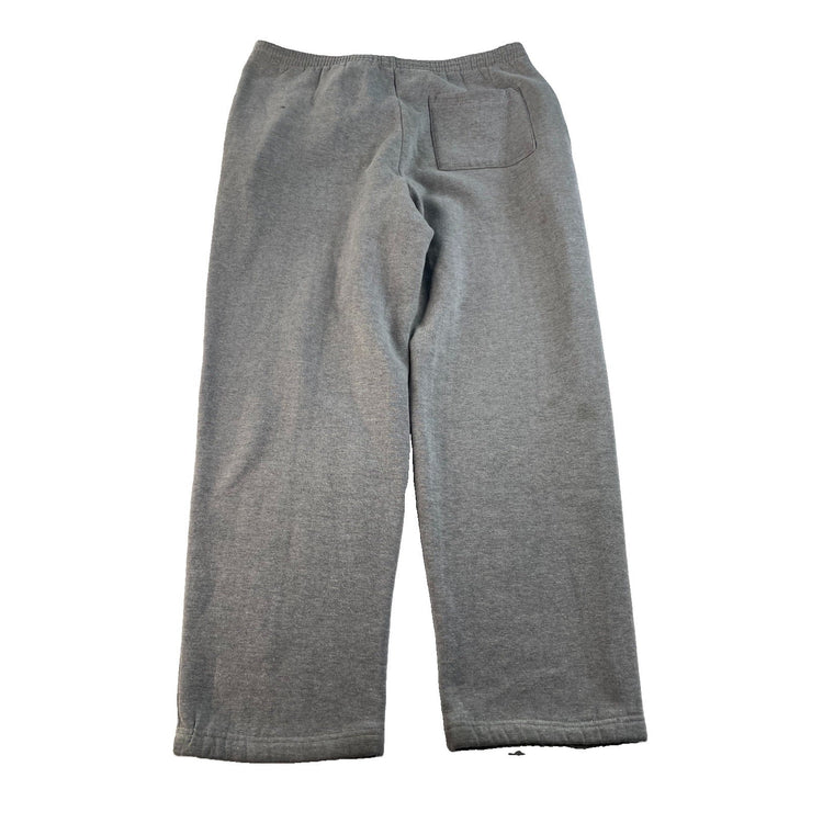 Men Vintage Damage Clothing Graphic Sweatpants Joggers Gray Size L