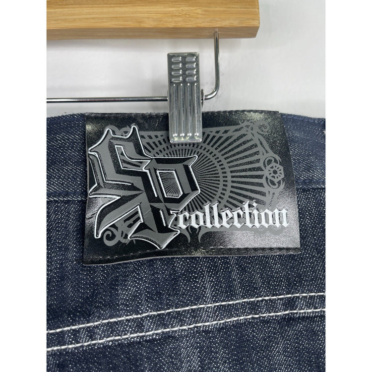 Y2K Southpole Blue Denim Jean Shorts Jorts Size 44 Baggy SP Collection Skater