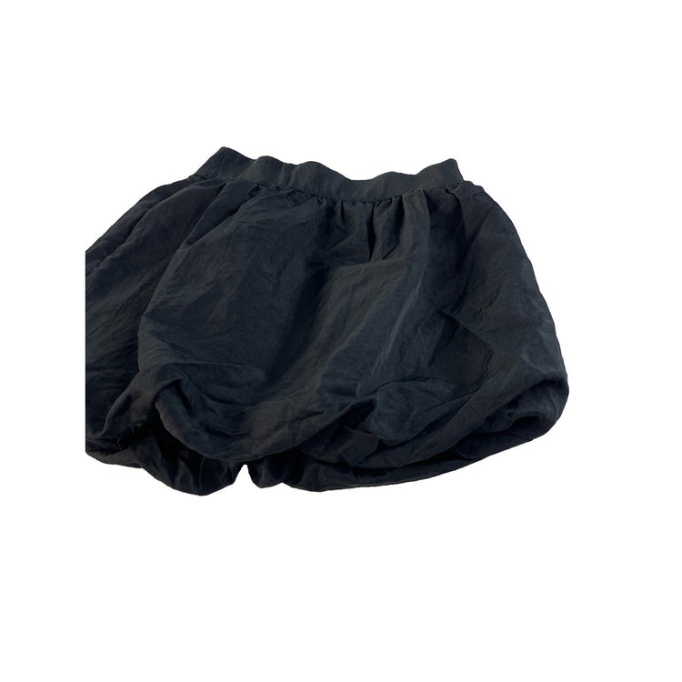 Women Zara Black Bubble Mini Skirt Size XS