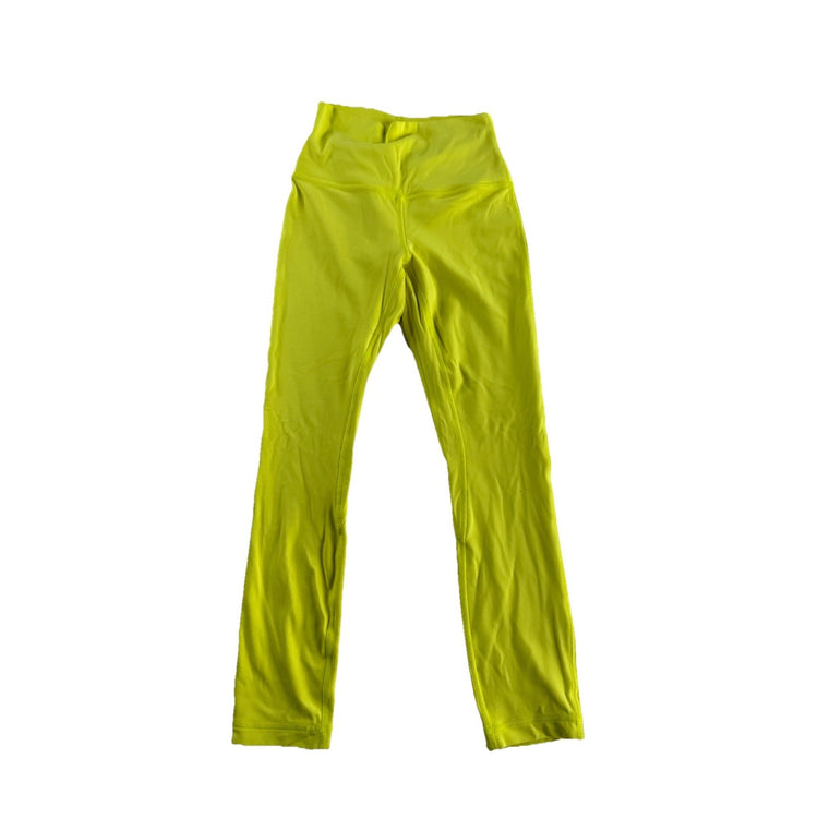Womens Lululemon Size 2 Yellow Leggings