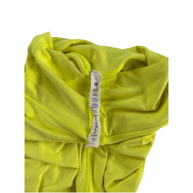 Womens Lululemon Size 2 Yellow Leggings