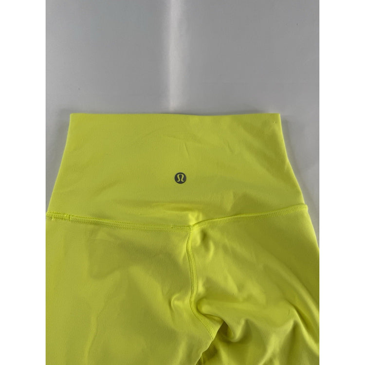 Womens Lululemon Size 2 Yellow Leggings